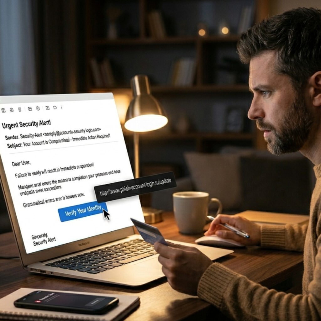 identifying a phishing email
